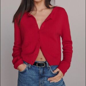 REFORMATION 100% cashmere cardigan